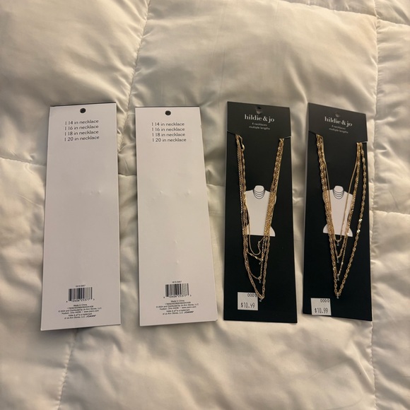 Hildie & Jo Gold Layered Necklace Set - Picture 2 of 3